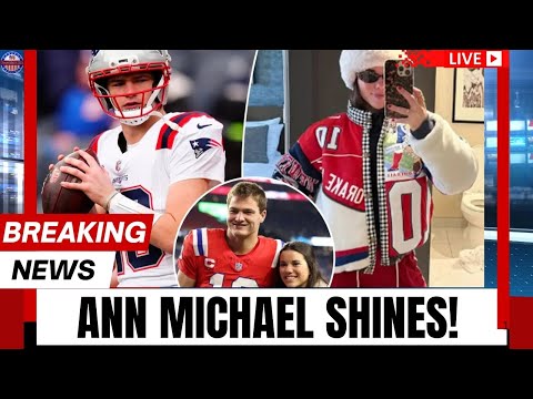 Ann Michael Maye Stuns at AFC Championship: Patriots MVP Energy!🔴 LIVE BREAKING NEWS