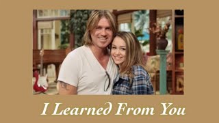 I Learned From You - Miley Cyrus ft. Billy Ray Cyrus (Hannah Montana) - sped up