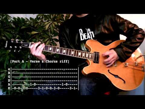 Juicebox - The Strokes (Guitar tab tutorial & Cover )