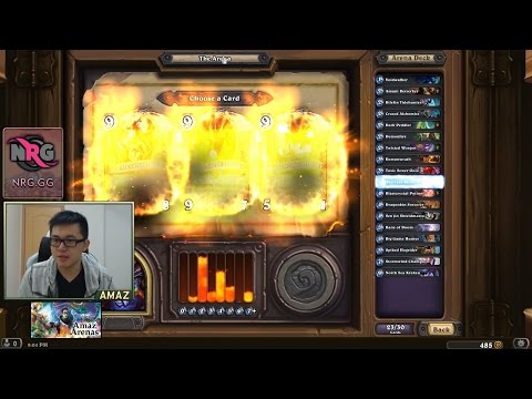 Amaz 12 Wins Warlock Arena - Alexstrasza or Majordomo?