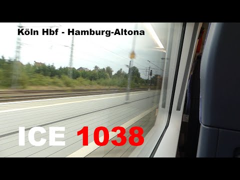 Nonstop von Essen nach Hamburg: ICE 1038 (Sprinter) Mitfahrt Köln Hbf - Hamburg-Altona | ICE 4