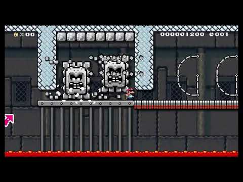 Mario Maker 2 - Thwomp Attack 20 Seconds