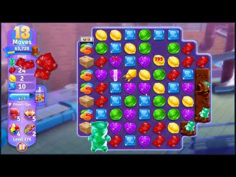 Wonka's World of Candy Level 276 - NO BOOSTERS + FULL STORY 🍫 | SKILLGAMING ✔️