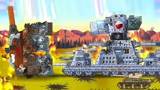 Defeat a terrible tank. Tank for kids. World of tanks cartoon. Monster Truck Cartoons for children.