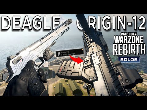 Origin-12 Slugs & Desert Eagle on "Immersive" Warzone Rebirth Island Solos Win PS5 Gameplay
