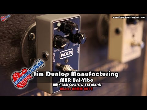 NAMM 2014: MXR Uni-Vibe Demo With Bob Cedro and Tal Morris at Jim Dunlop Manufacturting