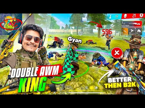 B2K VS WHITE 444 / AWM VS AWM - WHO IS THE LEGEND OF AWM IN FREE FIRE