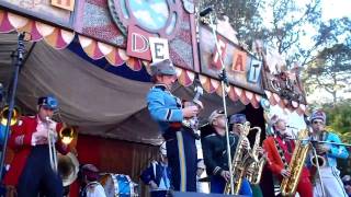 Mucca Pazza, a self-described "circus-punk marching band" during performance at Tour De Fat 2010