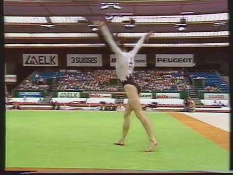 Svetlana Boginskaja (URS) - Europeans 1989 - Floor Exercise Final