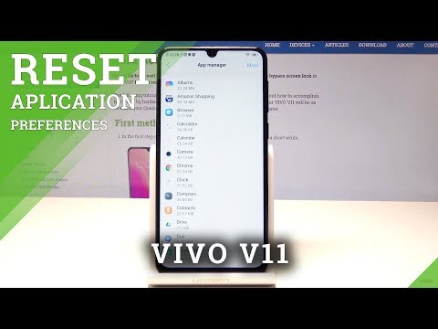 How to Reset App Preferences in VIVO V11 - Restore App Settings
