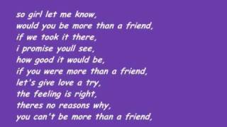 Stevie Hoang - More Than A Friend /w lyrics