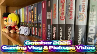 October 2025 #gaming #vlog  and pickups Video #retrogaming #videogames #gamingchannel 