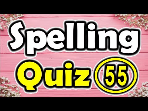 Spelling Quiz (55) (Spelling Words for Grade 7) [ ForB English Lesson ]