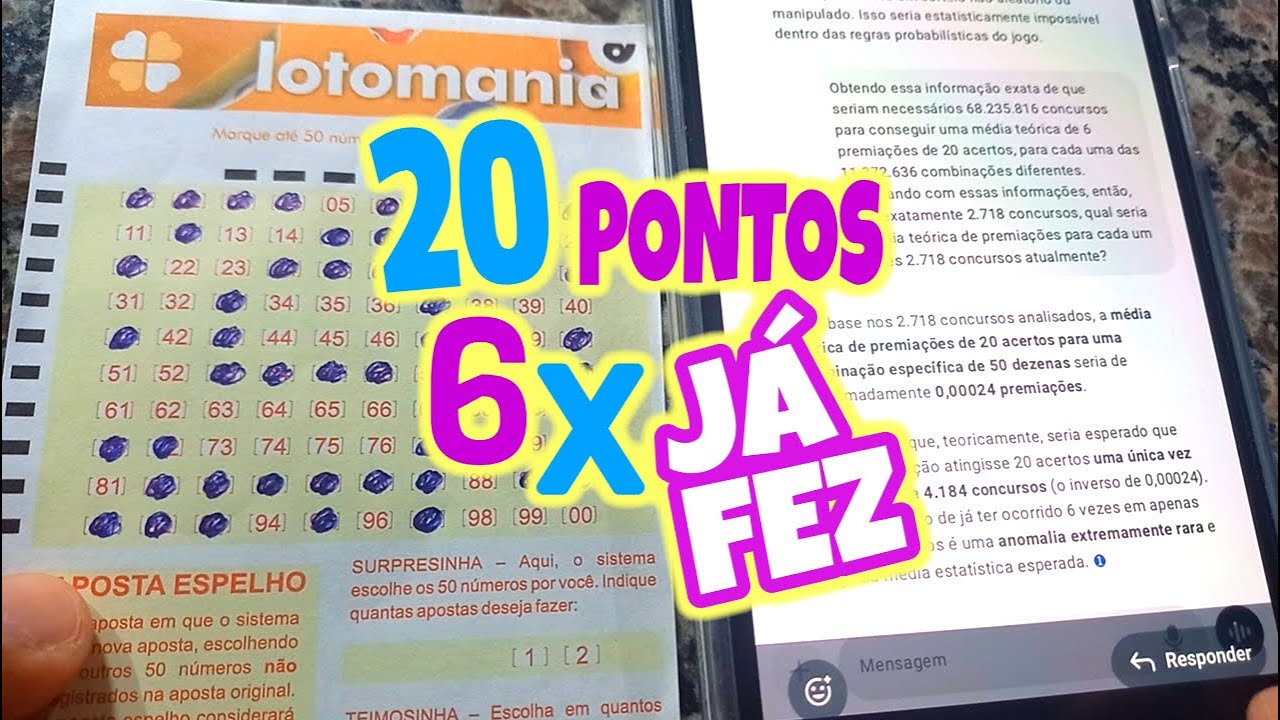 JÁ GANHOU 6 VEZES O PRÊMIO MÁXIMO foi o que essa combinação fez na Lotomania #loteriascaixa