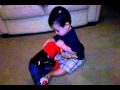 Andrew Playing With Elmo