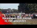 Auto rijdt publiek in bij crossevenement in Leende