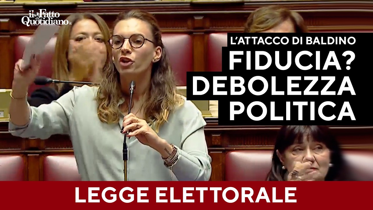 Baldino contro Meloni: "Per lei la fiducia era scandalosa. Ha cambiato idea?"