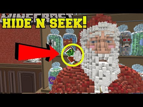Minecraft: GRINCH HIDE AND SEEK!! - Morph Hide And Seek - Modded Mini-Game