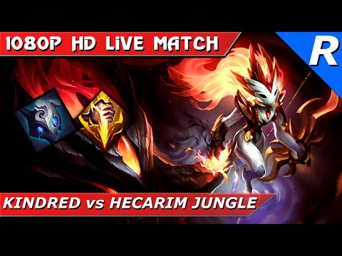 Kindred Jungle vs Hecarim - gameplay guide Legue of Legends HD