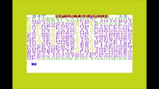 SportSearch for the Commodore VIC-20 / Commodore VC-20