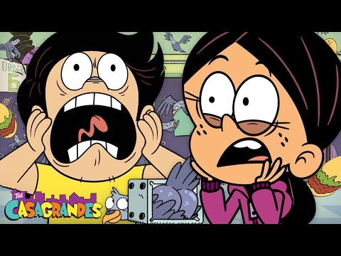 Ronnie Anne Launches Pigeon Fury! 🐦 | "Fast Feud" Full Scene | The Casagrandes