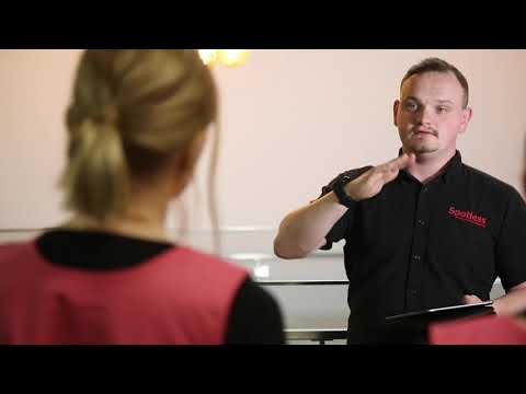 Spotless Cleaning video.