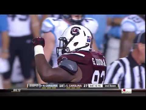 2013 USC vs UNC - Gerald Dixon Jr Sack