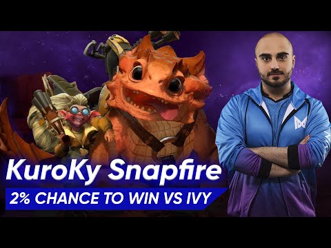 KuroKy comeback with SNAPFIRE Pos 5 | Dota 2 Pro Supports