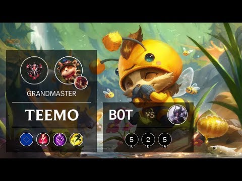 Teemo Bot vs Syndra - EUW Grandmaster Patch 9.19