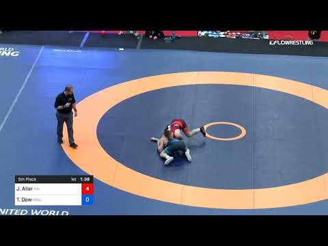 79 Kg 5th Place Jake Allar Minnesota Storm Vs Tyler Dow University Of Wisconsin 2