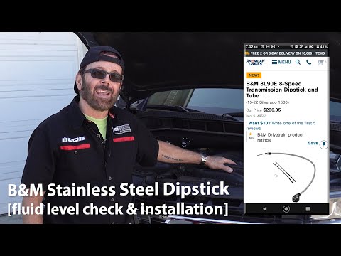 B&M Transmission Dipstick [fluid check & installation] w/Paul Henderson