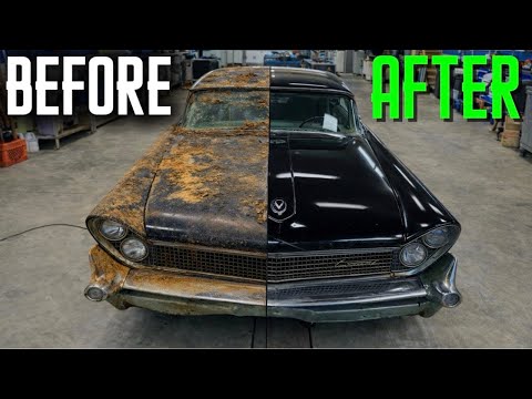Deep Cleaning SUPER MOLDY 1959 Lincoln Continental! Pa Barn find. 