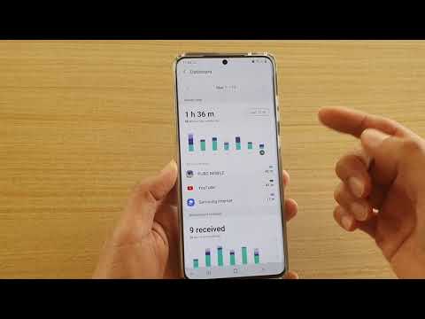 Galaxy S20/S20+: How to View Total Screen Time / Notifications Received / Unlocked Count