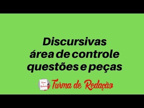 Dicas de Discursivas: área de Controle (Tribunais de Contas)