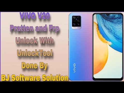VIVO V20 Pratten and Frp Unlock With UnlockTool Done By BJ Software Solution
