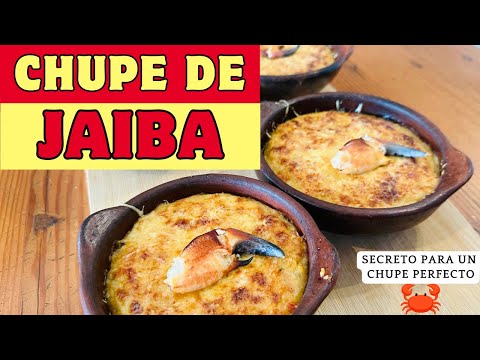 CHUPE DE JAIBA CHILENO 🦀 ¡RECETA CASERA PASO A PASO! | Sabores Para Todos