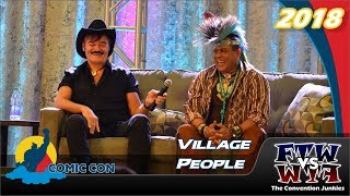 Village People (Cowboy Randy Jones &amp; Indian Felipe Rose) London Comic Con 2018