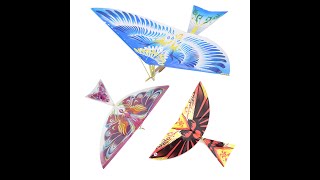 Download lagu Mainan Luar Ruangan DIY Bertenaga Karet Gelang, Model Layang-layang Burung Terbang Ornithopter Buatan Tangan, Eksperimen Sains mp3