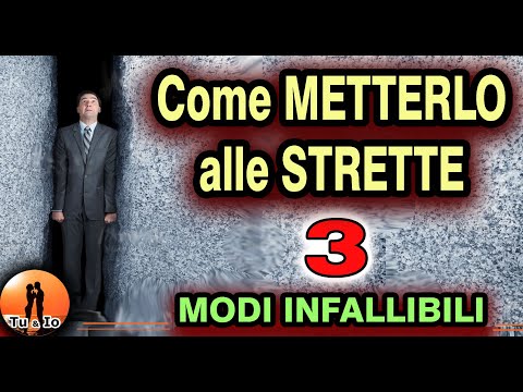 Come METTERE il NARCISISTA alle STRETTE in AMORE. Narcisismo e contromanipolazione