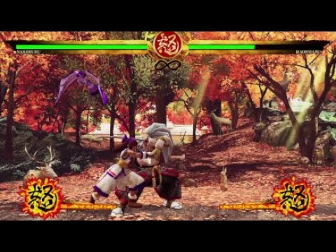 Samurai Shodown 2019 ver.2.11 Guard Crush | Regular vs Retro skin comparison