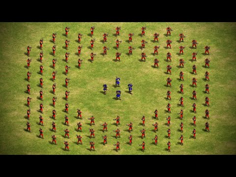 Samurai Get Surrounded by Militia | AoE II: Definitive Edition