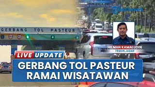 Lalu Lintas Menuju Bandung Terpantau Padat di Exit Tol Pasteur pada H+3 Lebaran, Menuju Jakarta Sepi