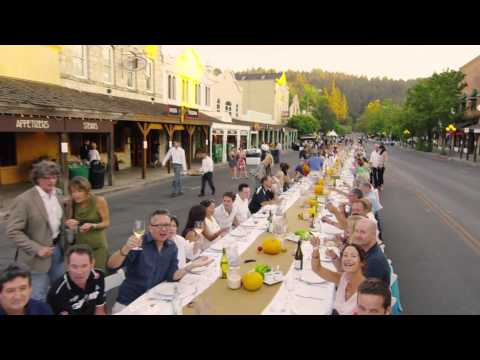 Calistoga Harvest Table September 2014 video