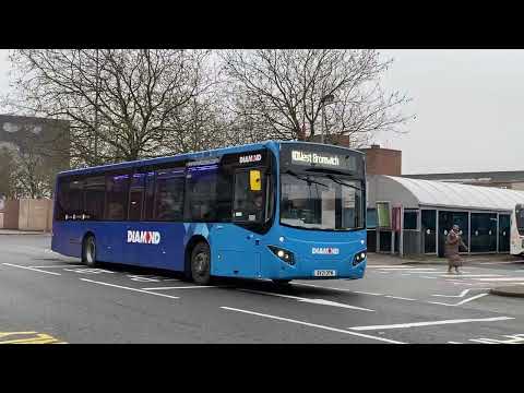 Diamond Volvo B8RLE MCV Evora 31003 Bus Route 40 West Bromwich 