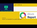 How To Generate Allure Report With C Net Core SpecFlow
