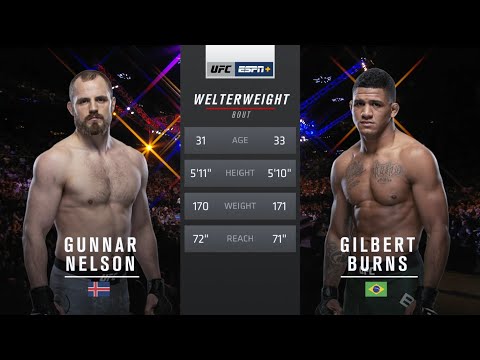 Gunnar Nelson vs Gilbert Burns full fight