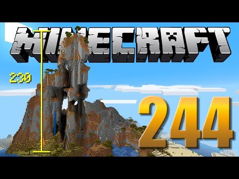 Quebrando a MAIOR MONTANHA do Minecraft - Em busca da casa automática #244