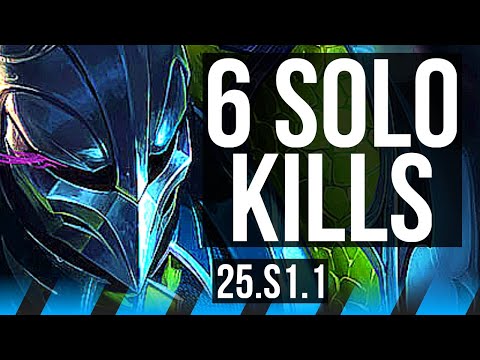 ZED vs NEEKO (MID) | 6 solo kills, 11/2/8, Legendary | KR Diamond | 25.S1.1