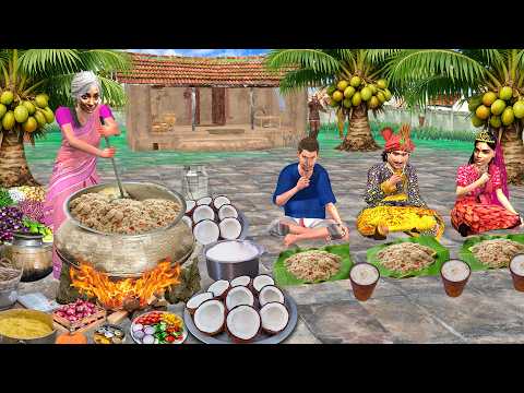Coconut Rice Biryani Story | Raja aur Budhiya Comedy | Hindi Moral Kahani 2026