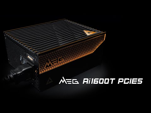 MEG Ai1600T PCIE5 Unboxing | LASTING DURABILITY, QUIETLY YOURS | Power Supply | MSI